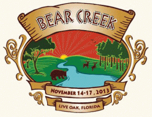 2013 Bear Creek Music Festival logo