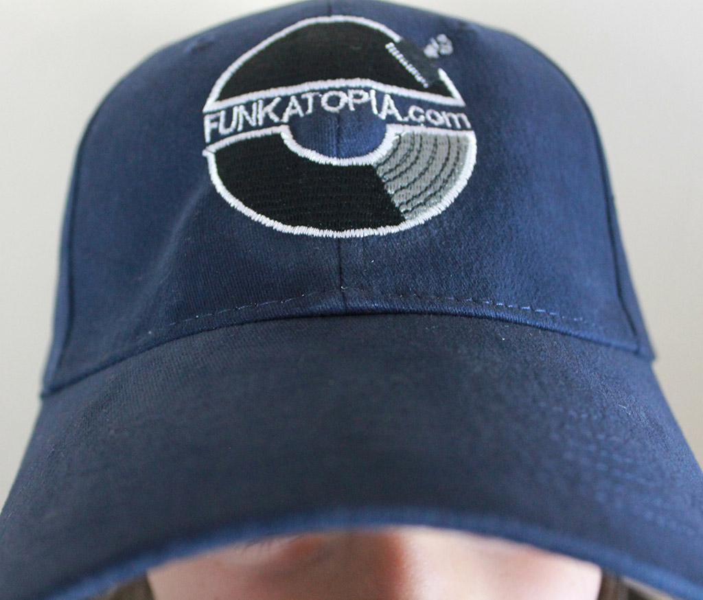 High End Navy Blue Fitted Cap | Funkatopia